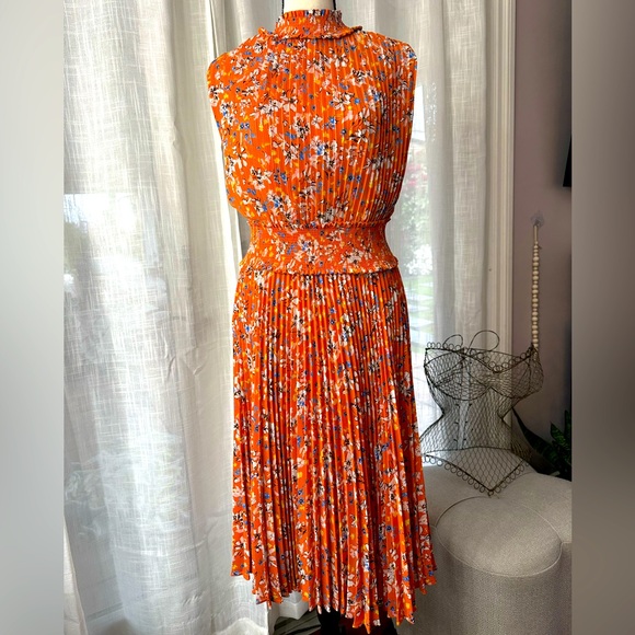 🍑 Nanette Lepore fit & flare midi dress 14 - Picture 2 of 13